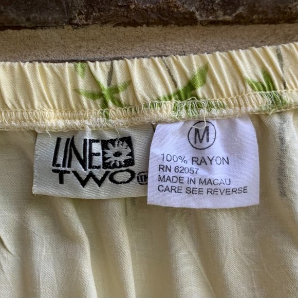 Women's Wrap Skirt Cover Up Yellow Beach Print - Picture 2 of 10